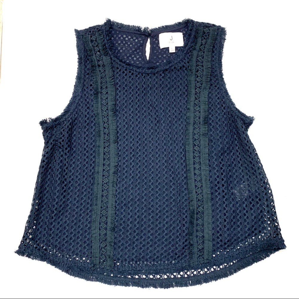 J by J.O.A. Navy blue blousr